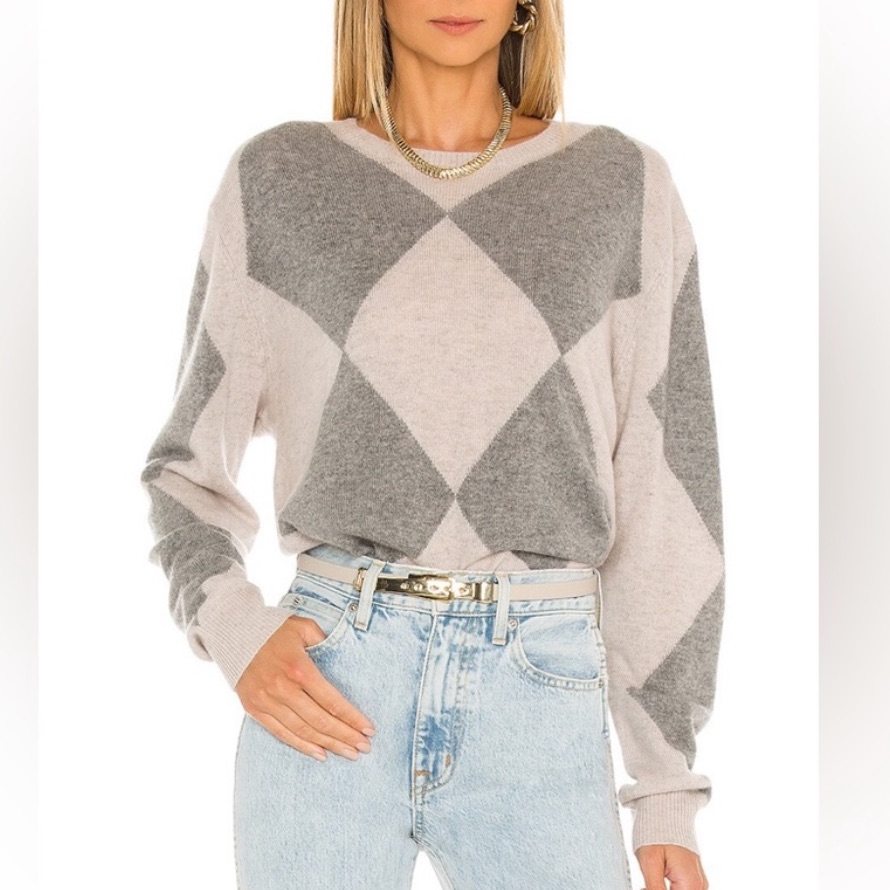 Atm Argyle Cashmere Sweater